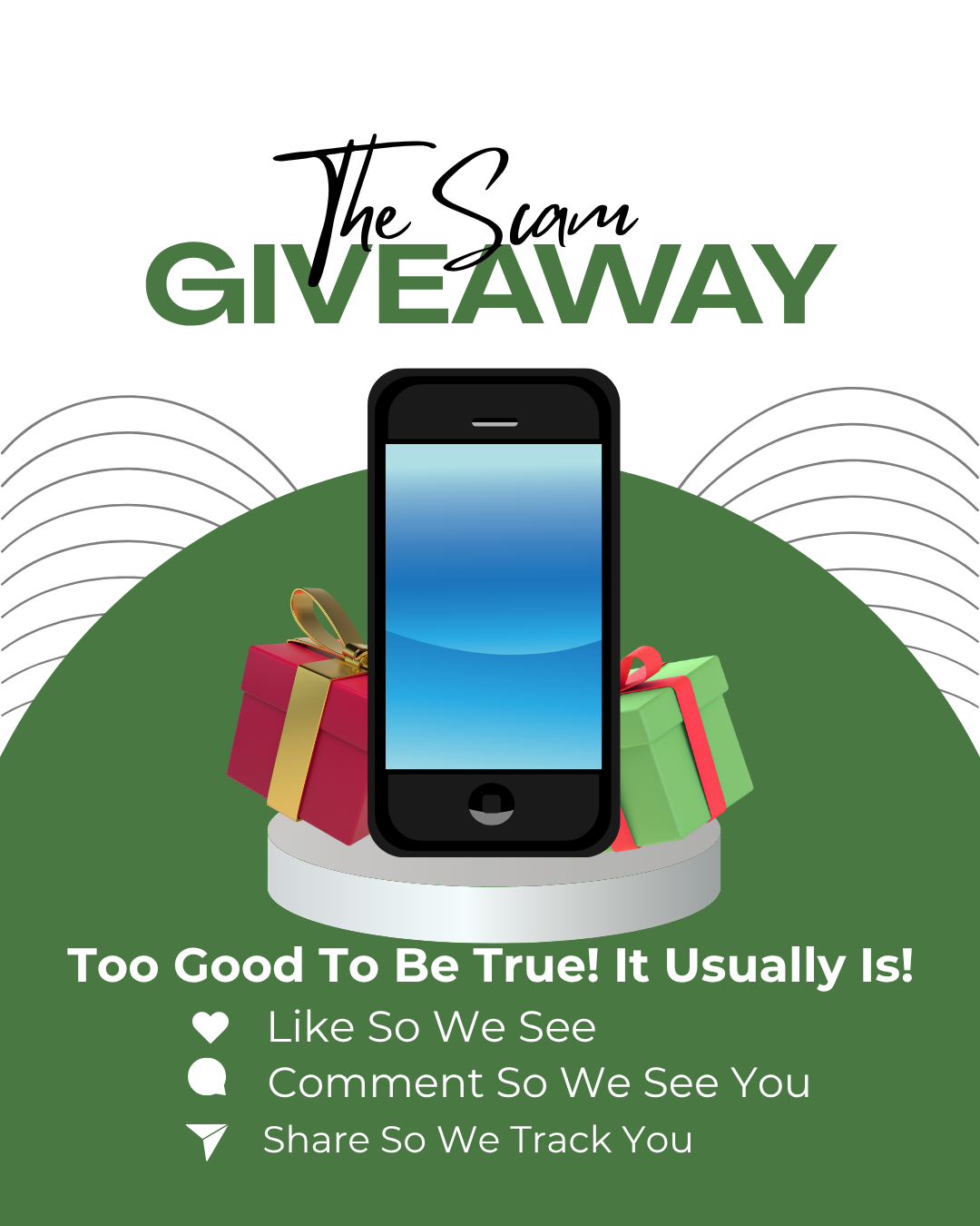 A critical-thinking guide to fake giveaways